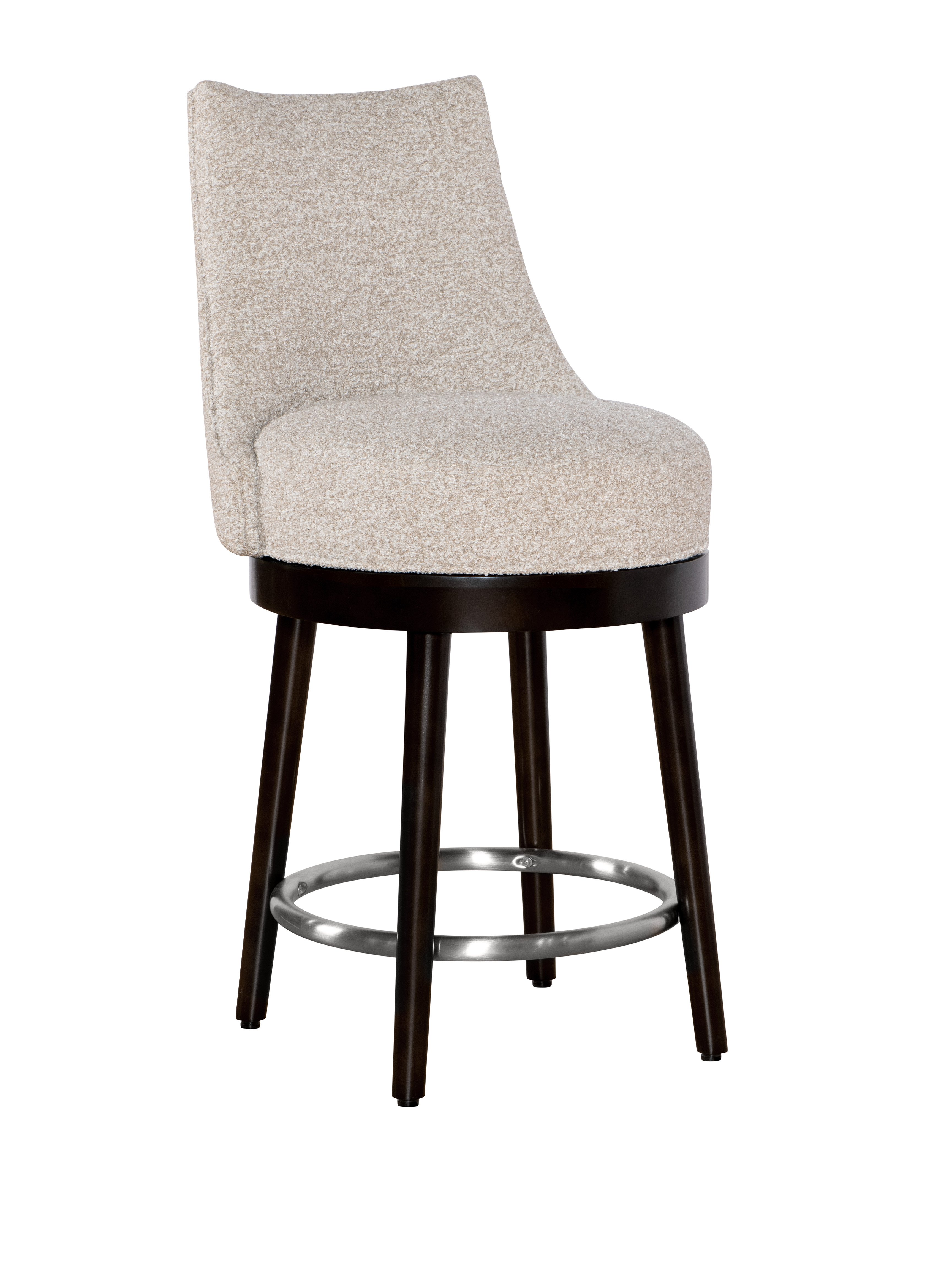 Leander Counter Height Stool w/ Round Legs Designmaster Furniture