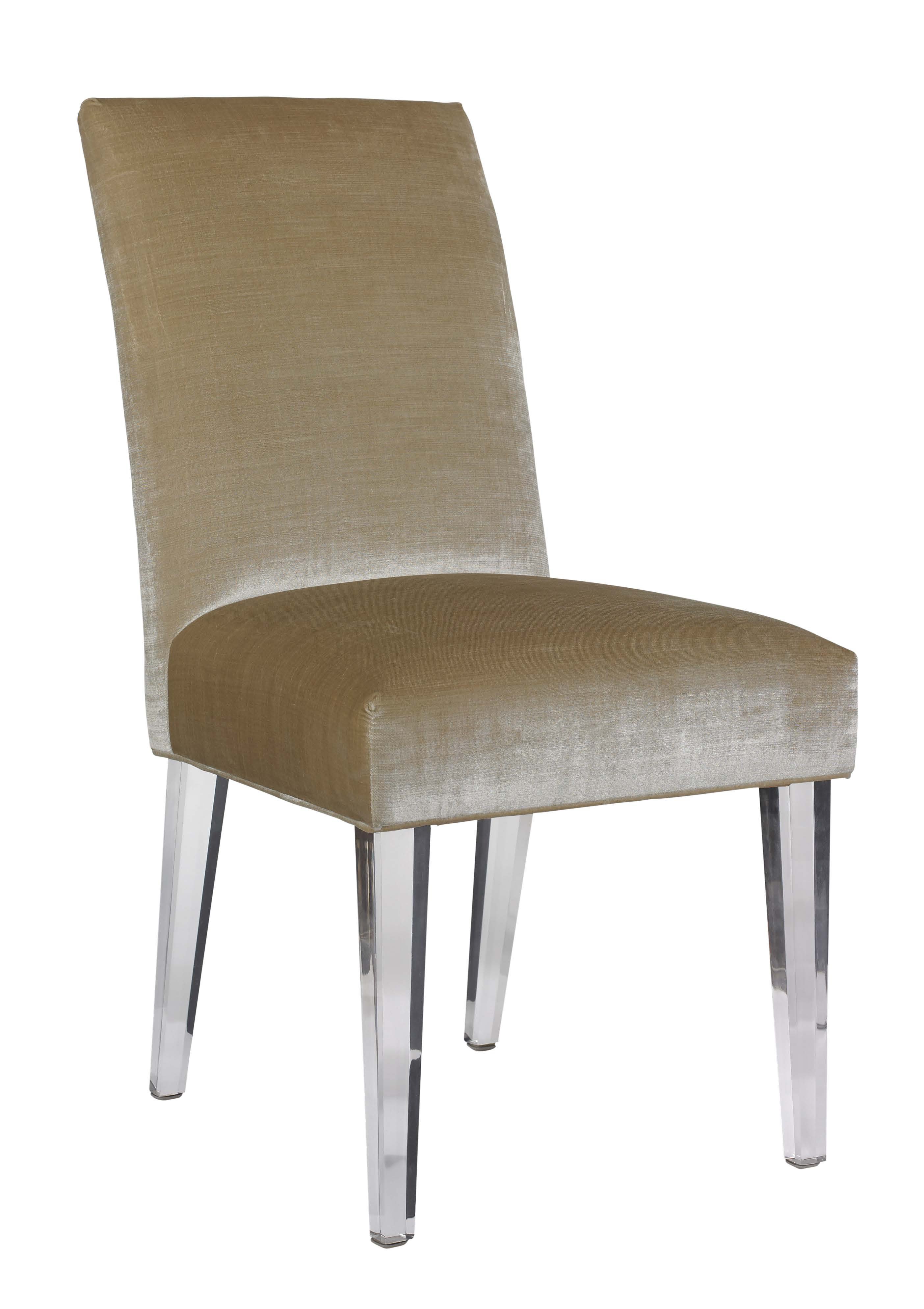 Chair with acrylic 2025 legs