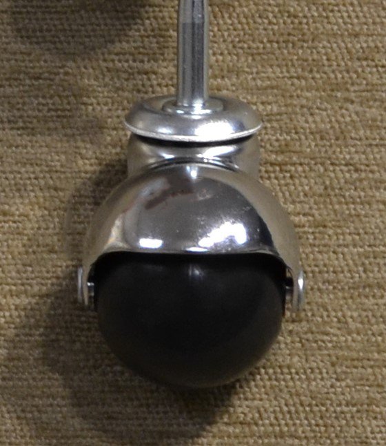 Chrome Hooded Ball Caster 6 Designmaster Furniture