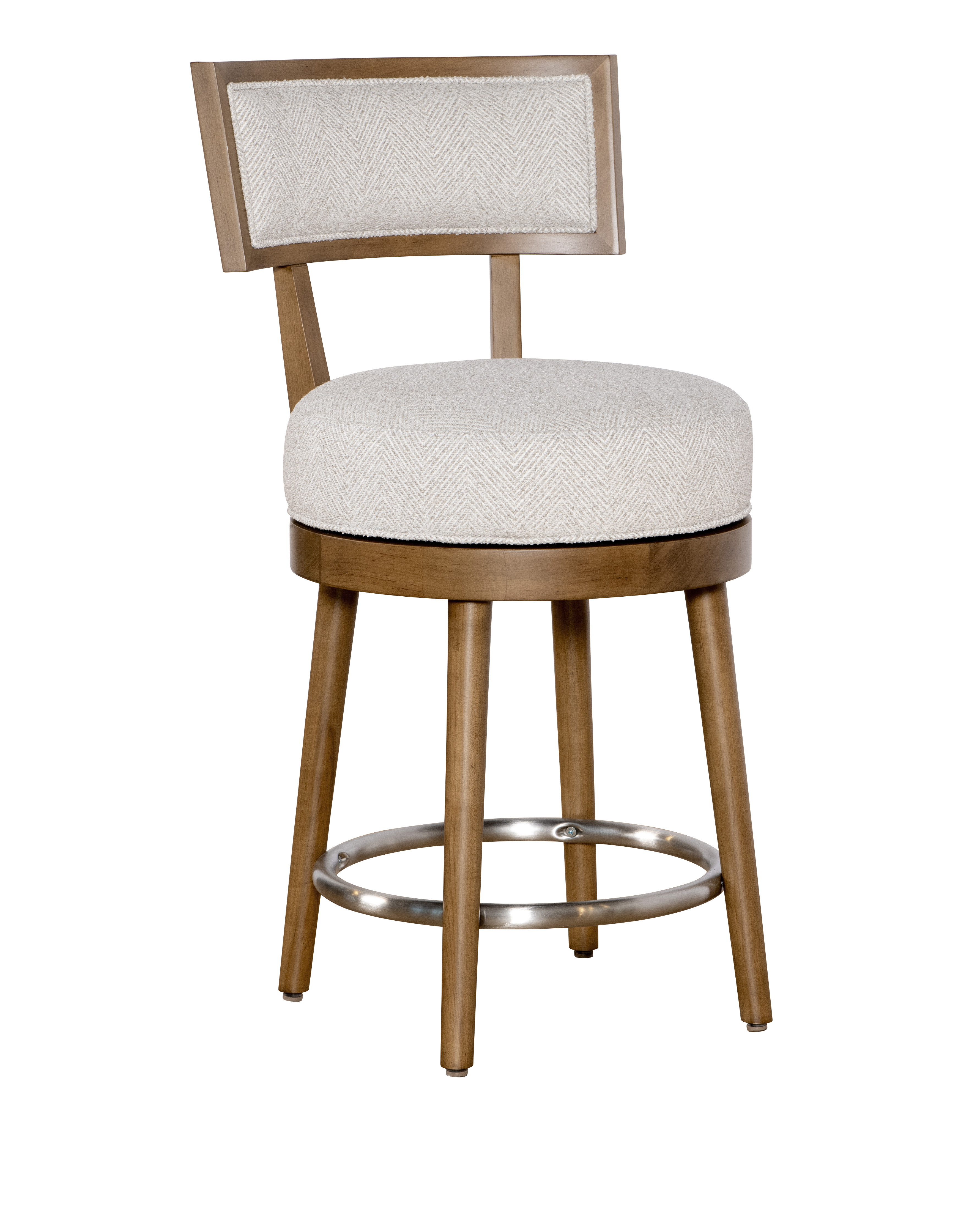 Hilliard Counter Height Stool w/ Round Legs Designmaster Furniture