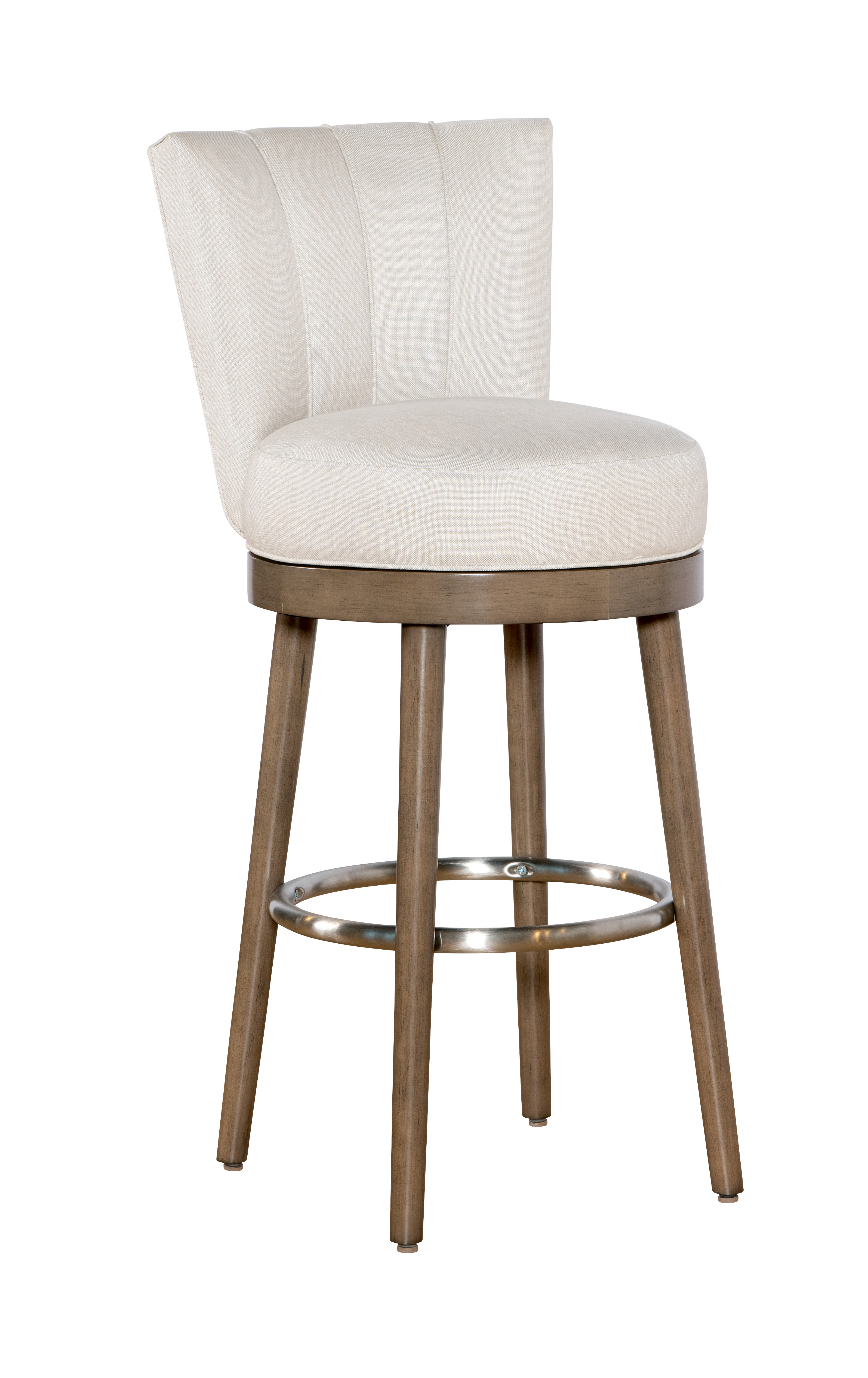 Hyde Park Bar Height Stool w/ Round Legs 0392030 Designmaster Furniture
